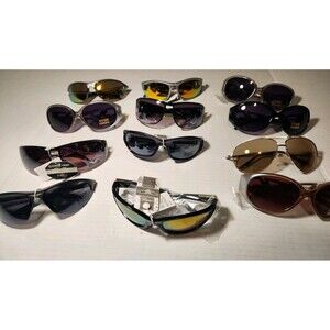 Lot of 12 New Sunglasses UV400 Category 3 – Vertex (VRX) & Element 8 All New